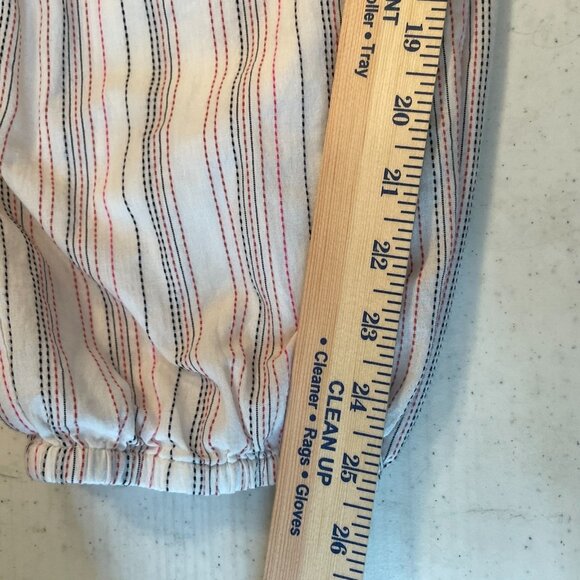 Hatch Jojo Maternity Jumpsuit Romper Size Small Smocked Crinkle Cotton Gauze - Picture 12 of 14